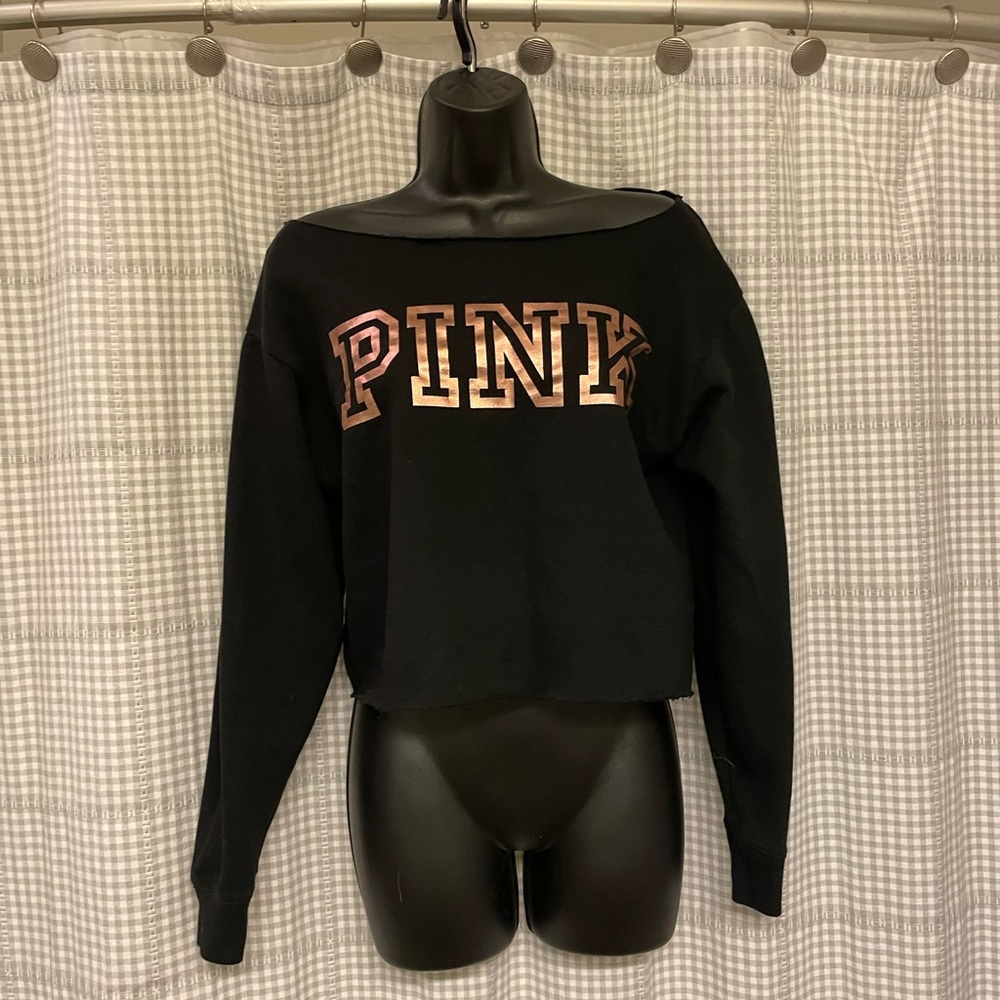 Victoria secret Pink sweatshirt Crop Top
